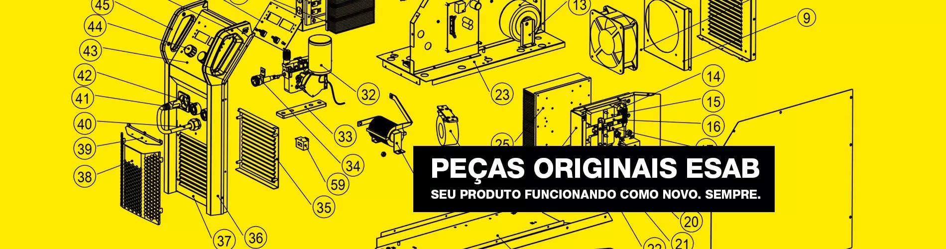 Peças Esab